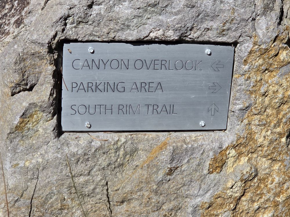 Canyon South Rim Falls Hike